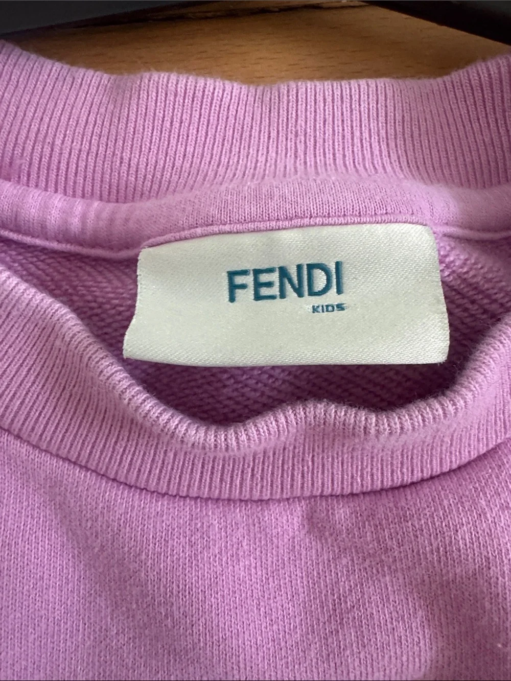 Fendi Pink Dress with Lavender Logo Waistband